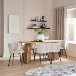 Mandy Linen Dining Chair -DUNELM Furniture Shop 30748441 alt01