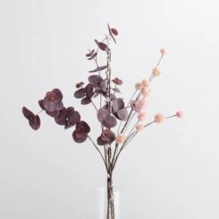 Artificial Eucalyptus Willow And Chestnut Letterbox Bouquet -DUNELM Furniture Shop 30748823 alt02