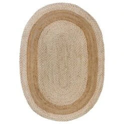 Churchgate Wistow Jute Oval Rug -DUNELM Furniture Shop 30748930 alt01