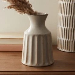 Concave Ceramic Vase 16 Concave Ceramic Vase -DUNELM Furniture Shop 30749618