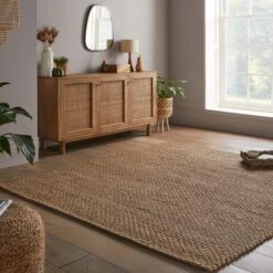 Chunky Jute Square Rug