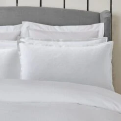 Dorma Purity Tetbury 100% Cotton Duvet Cover And Pillowcase Set -DUNELM Furniture Shop 30762786 alt01