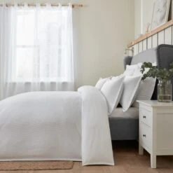 Dorma Purity Tetbury 100% Cotton Duvet Cover And Pillowcase Set -DUNELM Furniture Shop 30762787 alt06