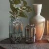 Hattie Grey Glass Vase -DUNELM Furniture Shop 30763049
