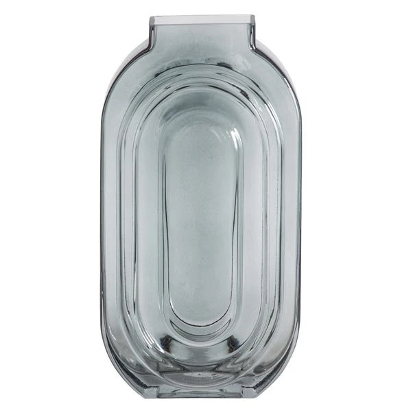 Hattie Grey Glass Vase 5 Hattie Grey Glass Vase - Image 3