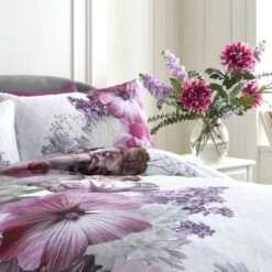 Laurence Llewelyn-Bowen Mayfair Lady 100% Cotton Duvet Cover And Pillowcase Set -DUNELM Furniture Shop 30764431 alt02