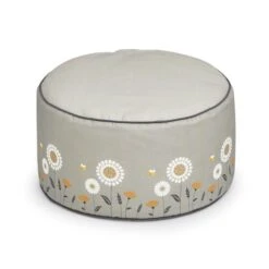 Scandi Print Grey Pouffe -DUNELM Furniture Shop 30765191 alt01