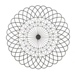 Black Spiral Indoor Outdoor Wall Art -DUNELM Furniture Shop 30765573 alt03