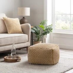 Jersey Bobble Pouffe -DUNELM Furniture Shop 30766329