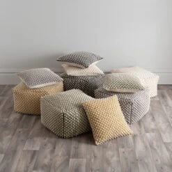 Jersey Bobble Pouffe -DUNELM Furniture Shop 30766330 alt05