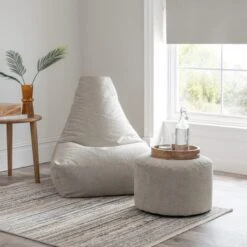 Bristol Pewter Pouffe -DUNELM Furniture Shop 30766403 alt04