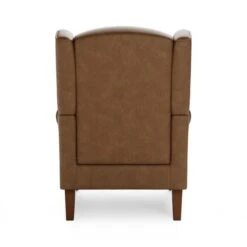 Oswald Distressed Faux Leather Wingback Armchair 13 Oswald Distressed Faux Leather Wingback Armchair -DUNELM Furniture Shop 30766646 alt04