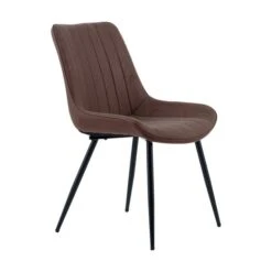 Set Of 2 Zion Dining Chairs, Faux Suede -DUNELM Furniture Shop 30769126 alt02