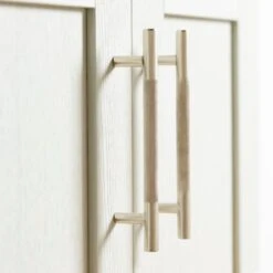 Set Of 2 Knurled T-Bar Door Handles -DUNELM Furniture Shop 30771950