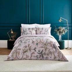 Dorma Lillian 100% Cotton Duvet Cover And Pillowcase Set -DUNELM Furniture Shop 30772224
