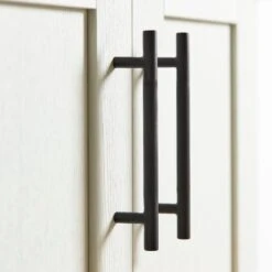 Set Of 2 Knurled T-Bar Door Handles -DUNELM Furniture Shop 30772421