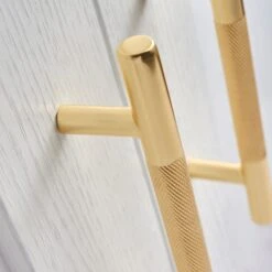 Set Of 2 Knurled T-Bar Door Handles -DUNELM Furniture Shop 30772427 alt01