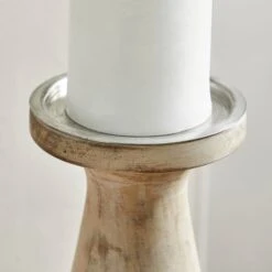 Churchgate Turned Wood Candlestick -DUNELM Furniture Shop 30780849 alt02