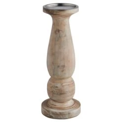 Churchgate Turned Wood Candlestick -DUNELM Furniture Shop 30780849 alt04