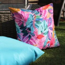 Furn. Psychedelic Jungle Outdoor Cushion -DUNELM Furniture Shop 30782645 alt02