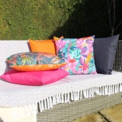 Furn. Psychedelic Jungle Outdoor Cushion -DUNELM Furniture Shop 30782645 alt03