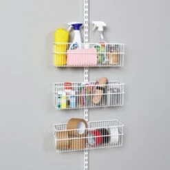 Elfa Wall Mounted 3 Basket Solution