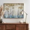 Misty Woods Foiled Boxed Canvas -DUNELM Furniture Shop 30789412