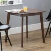 Lennox 4 Seater Square Dining Table , Brown Beech Wood -DUNELM Furniture Shop 30794293