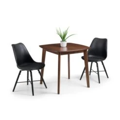 Lennox 4 Seater Square Dining Table , Brown Beech Wood -DUNELM Furniture Shop 30794293 alt04