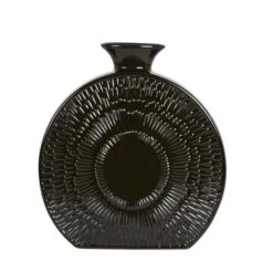 Zen Round Stoneware Vase -DUNELM Furniture Shop 30794910 alt02