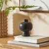 Black Abstract Vase 2 Black Abstract Vase -DUNELM Furniture Shop 30796619