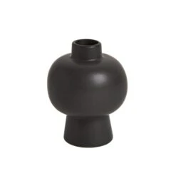 Black Abstract Vase -DUNELM Furniture Shop 30796619 alt02