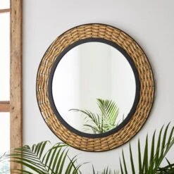 Artisan Round Indoor Outdoor Wall Mirror -DUNELM Furniture Shop 30798261 alt01