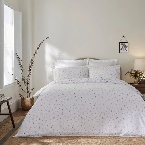 Dorma Wildflower Mauve Cotton Duvet Cover And Pillowcase Set 16 Dorma Wildflower Mauve Cotton Duvet Cover And Pillowcase Set - Image 14