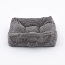 Jenson Stitched Floor Cushion Charcoal -DUNELM Furniture Shop 30799692 alt01
