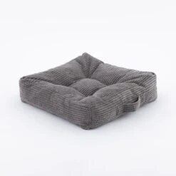 Jenson Stitched Floor Cushion Charcoal -DUNELM Furniture Shop 30799692 alt03