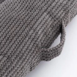 Jenson Stitched Floor Cushion Charcoal -DUNELM Furniture Shop 30799692 alt05