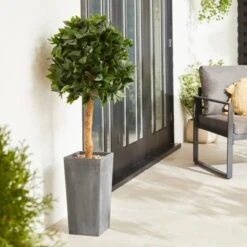 Artificial Bay Tree In Anthracite Pot 120cm