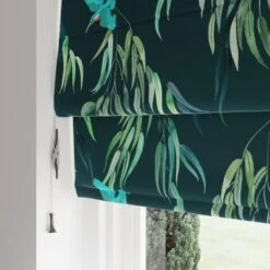Kingfisher Peacock Roman Blind -DUNELM Furniture Shop 30800333 alt05