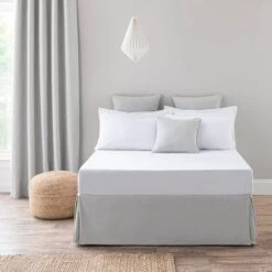 Luna Dove Grey Valance Trim -DUNELM Furniture Shop 30803318 alt01