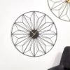 Black And Gold Geo Wall Clock