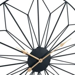 Black And Gold Geo Wall Clock -DUNELM Furniture Shop 30803494 alt04