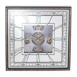 Antique Gold Square Working Cogs Wall Clock 8 Antique Gold Square Working Cogs Wall Clock -DUNELM Furniture Shop 30803497 alt01