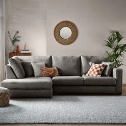 Carson Deep Sit Chunky Multi Weave Corner Sofa -DUNELM Furniture Shop 30803527