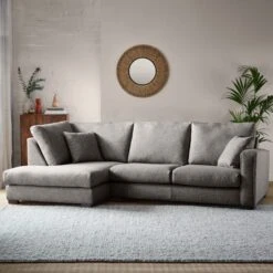 Carson Deep Sit Chunky Multi Weave Corner Sofa -DUNELM Furniture Shop 30803527 alt02