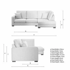Carson Deep Sit Chunky Multi Weave Corner Sofa -DUNELM Furniture Shop 30803528 alt09