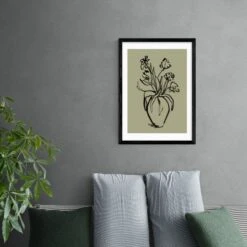 East End Prints Mono Botanical 9 Print -DUNELM Furniture Shop 30805151