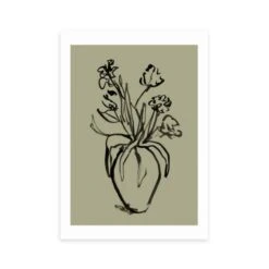 East End Prints Mono Botanical 9 Print -DUNELM Furniture Shop 30805158