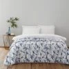 Zen Reversible Printed Navy Bedspread -DUNELM Furniture Shop 30807334