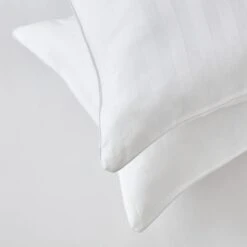Hotel Pack Of 2 Luxury Cotton Side Sleeper Pillows -DUNELM Furniture Shop 30807816 alt03